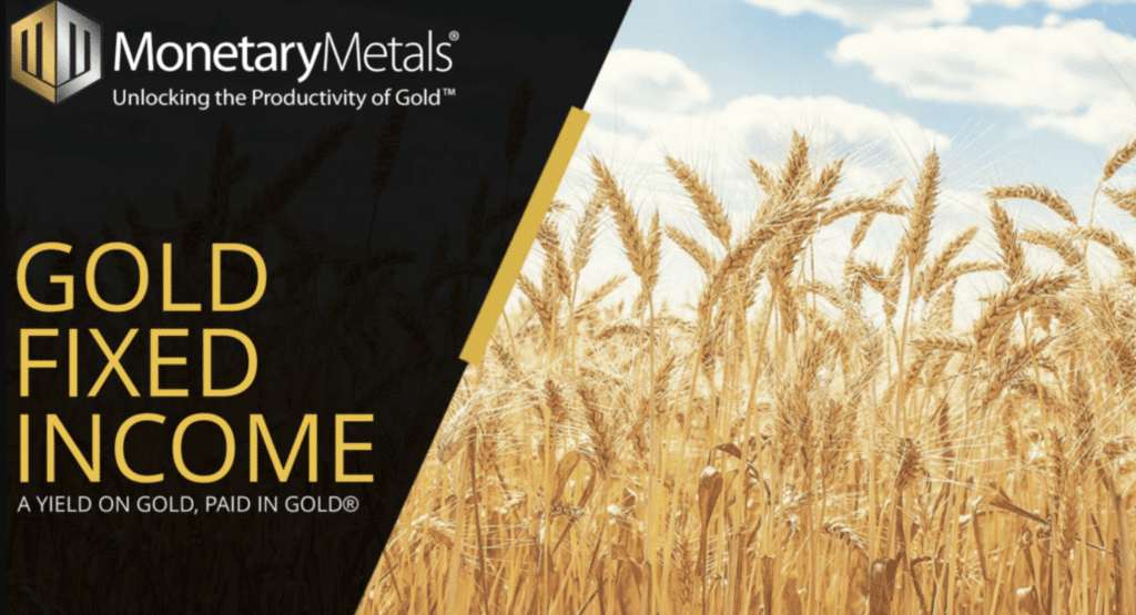 MONETARY METALS GOLD LEASE
